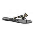 FIRE SALE YOKI AURORA-24 Women's Studded Bow Flip Flop