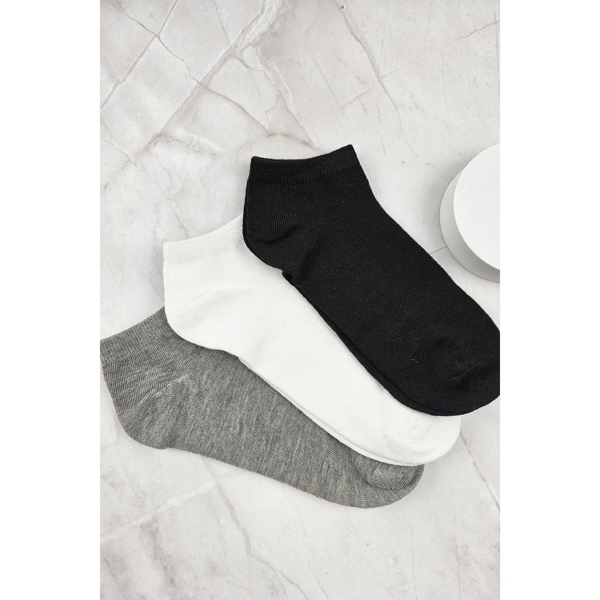 BASIC COLOR SOLID SOCKS FOR WOMEN